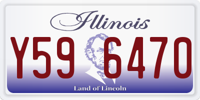 IL license plate Y596470