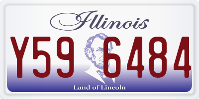 IL license plate Y596484