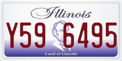 IL license plate Y596495