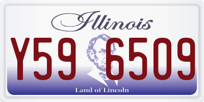 IL license plate Y596509