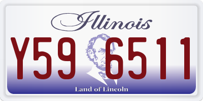 IL license plate Y596511