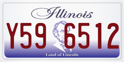 IL license plate Y596512