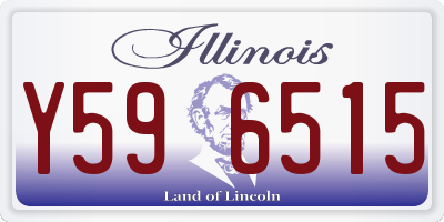IL license plate Y596515