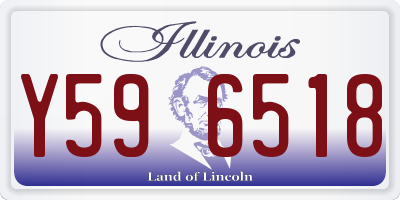 IL license plate Y596518