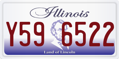 IL license plate Y596522