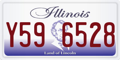 IL license plate Y596528