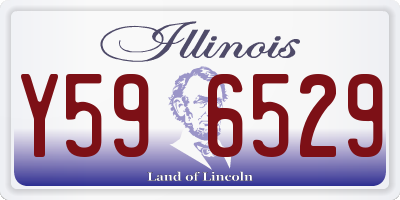 IL license plate Y596529