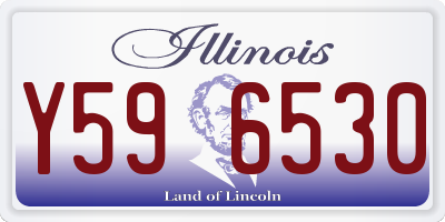 IL license plate Y596530