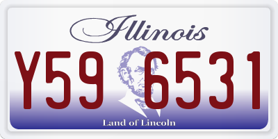 IL license plate Y596531