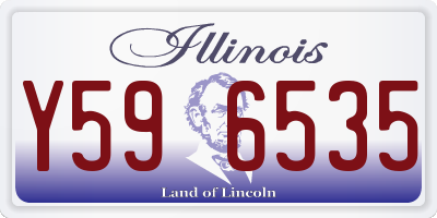 IL license plate Y596535