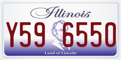 IL license plate Y596550