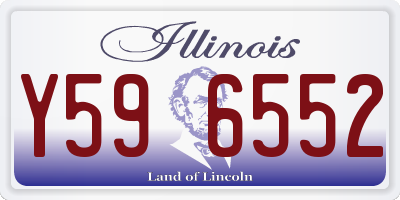 IL license plate Y596552