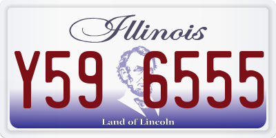IL license plate Y596555