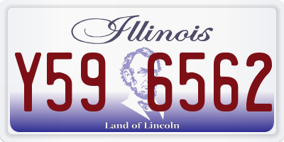 IL license plate Y596562