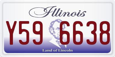 IL license plate Y596638