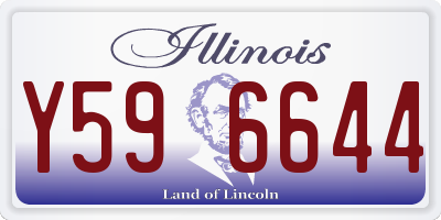 IL license plate Y596644