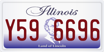 IL license plate Y596696