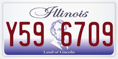 IL license plate Y596709