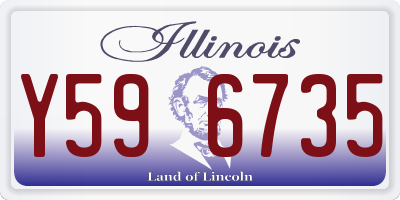 IL license plate Y596735