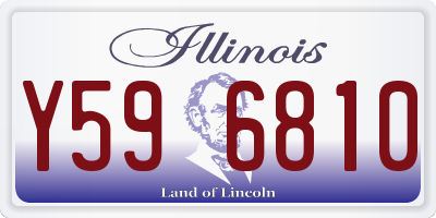 IL license plate Y596810