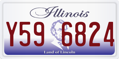 IL license plate Y596824