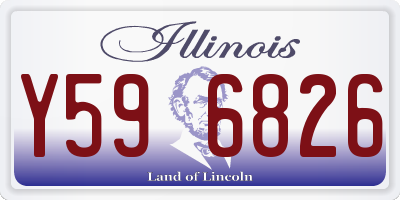IL license plate Y596826