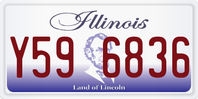 IL license plate Y596836