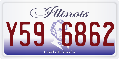 IL license plate Y596862