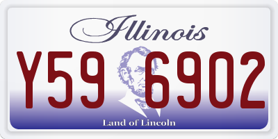 IL license plate Y596902