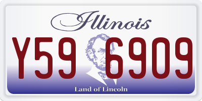 IL license plate Y596909