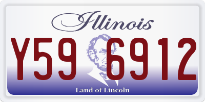 IL license plate Y596912