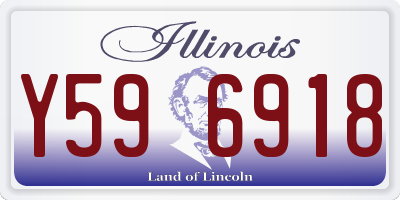 IL license plate Y596918