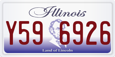 IL license plate Y596926