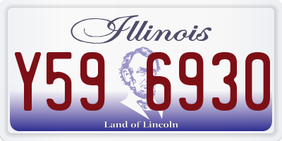IL license plate Y596930