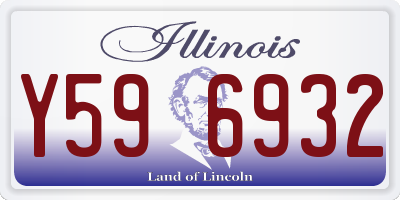IL license plate Y596932