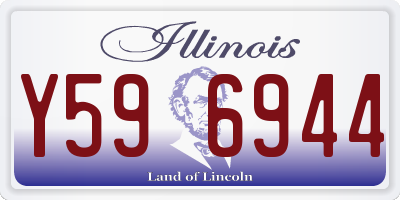 IL license plate Y596944
