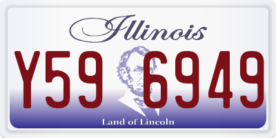 IL license plate Y596949