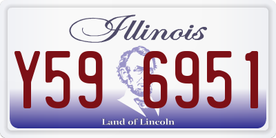 IL license plate Y596951