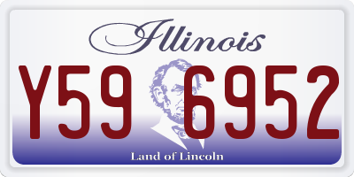 IL license plate Y596952