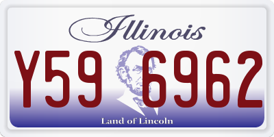 IL license plate Y596962