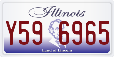 IL license plate Y596965