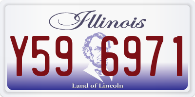 IL license plate Y596971