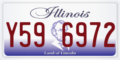 IL license plate Y596972