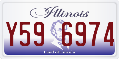 IL license plate Y596974