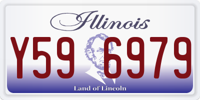 IL license plate Y596979