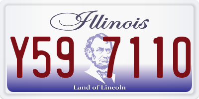 IL license plate Y597110