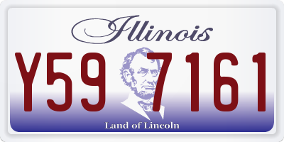 IL license plate Y597161