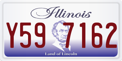 IL license plate Y597162