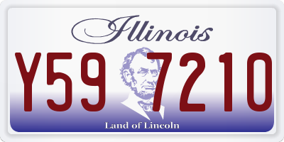 IL license plate Y597210