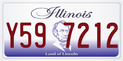 IL license plate Y597212